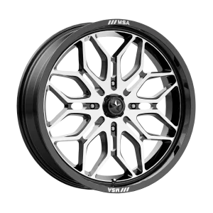 MSA Offroad Wheels – M47 SNIPER – Black – 18″x7″ 10mm – Summer Wheels – MA047BD18704810